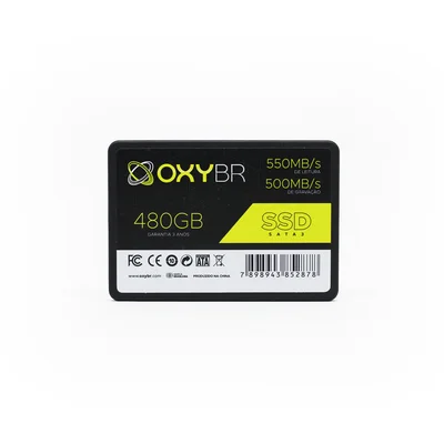 SSD 480GB, SATA 3 - OxyBR