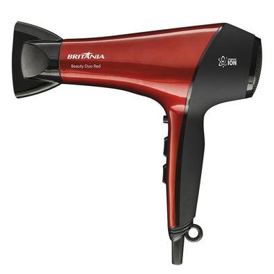 • O Kit Secador E Prancha de Cabelo Britânia Beauty Duo Vermelho é prático e ideal para você. O seu hair vai ficar do jeito que você sonha!• O secad