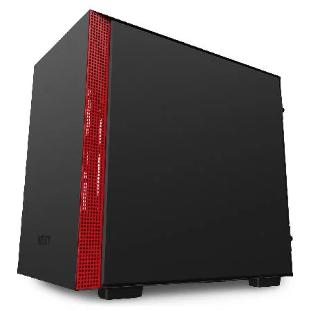 Imagem 2 de 5 do produto Gabinete H210 Matte Black/Red - Ca-H210b-Br