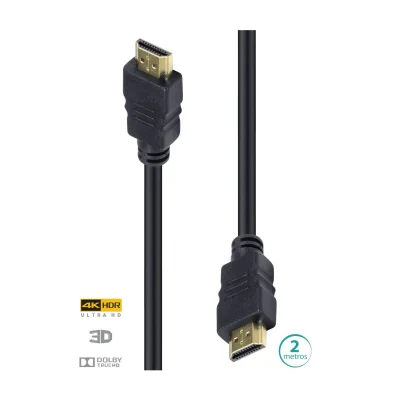 Cabo Hdmi 2.0 4K Ultra Hd 3D Conexão Ethernet 2 Metros - H20-2