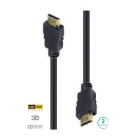 Cabo Hdmi 2.0 4K Ultra Hd 3D Conexão Ethernet 2 Metros - H20-2