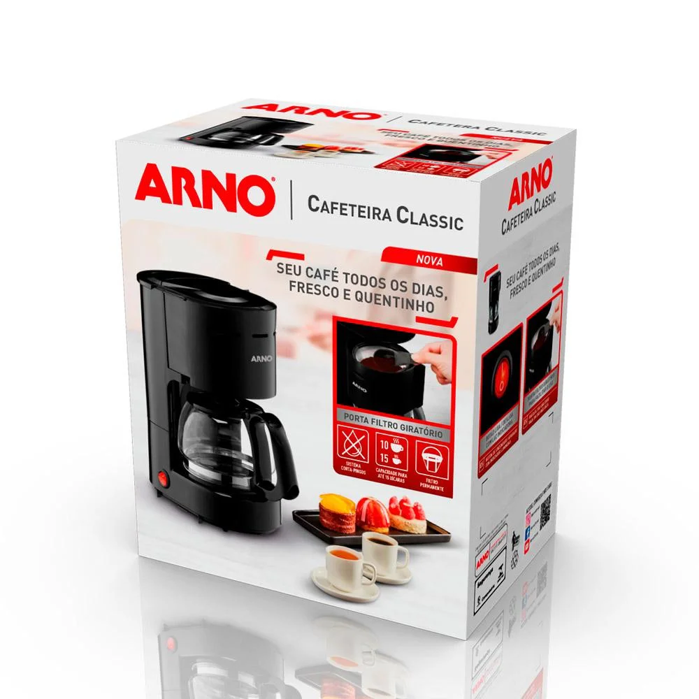 Imagem 3 de 4 do produto Cafeteira Arno Filtro, 12 Cafés - FG3206b2