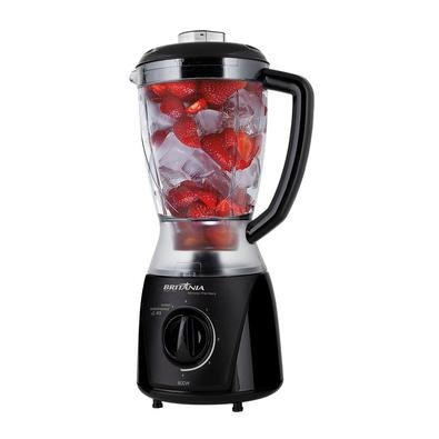Quer praticidade e funcionalidade em sua cozinha? Com o Liquidificador Eletronic Filter Black Britânia você terá! São 800W de potência, 4 velocidades