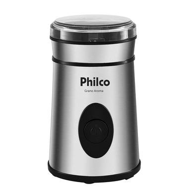 • Capacidade para moer até 50g de grãos de café,• Botão pulsar de fácil utilização,• Acompanha colher dosadora,• Lâminas em aço inoxidável,• Base