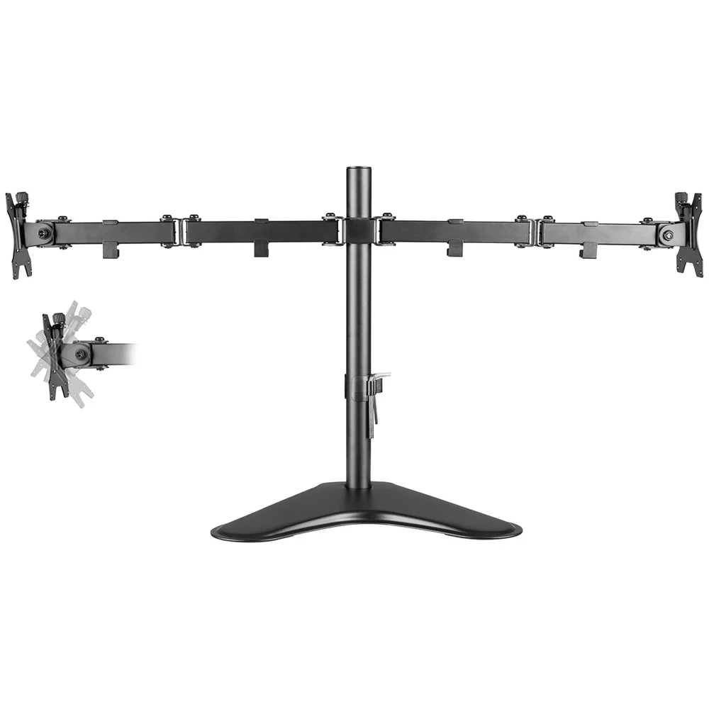 Imagem 3 de 5 do produto Suporte Para 2 Monitores Pcyes, 13 À 32 Polegadas, Vesa 100x100 - Plmsm02a