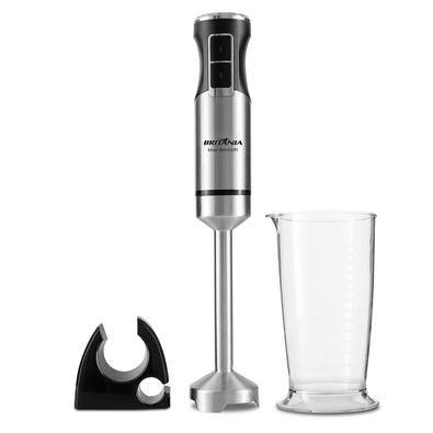 Preparos rápidos com qualidade potência é com o Mixer Britânia BMX630PI. Ele tem 600W de potência e é Turbo. Com corpo desmontável para facilitar a hi