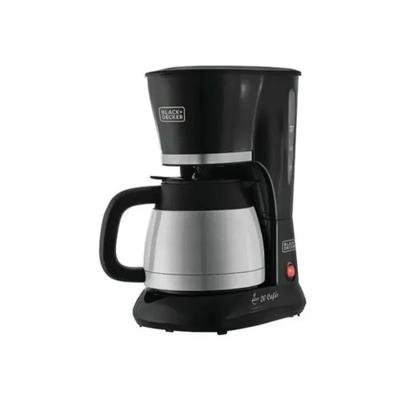 A Cafeteira Elétrica 20 Cafés preta Black Decker 127V prepara até 20 cafés mais capacidade para atender diferentes ocasiões. Acompanha filtro permanen