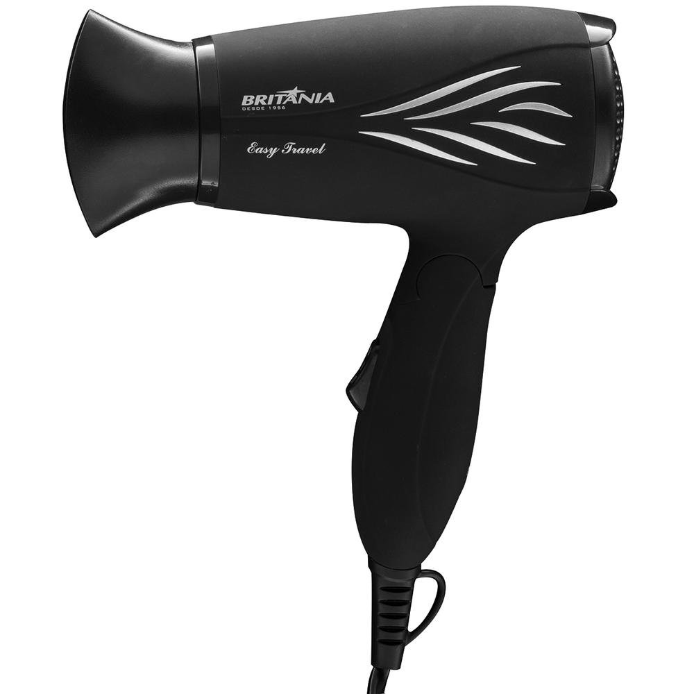 Secador de Cabelo Britânia 800W Easy Travel Bivolt | KaBuM!