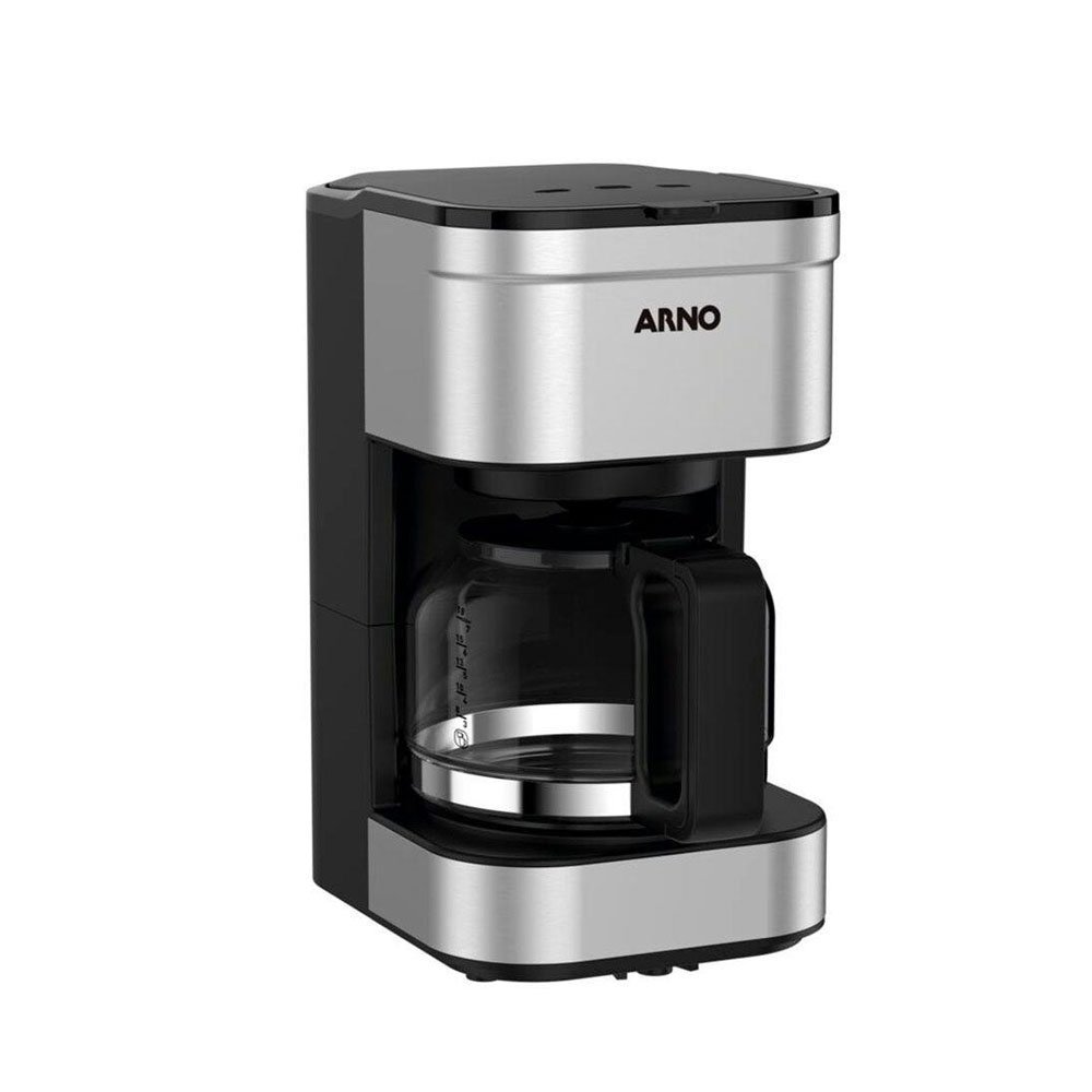 Cafeteira Elétrica Arno Preferita CFPF, 18 xícaras, 750ml, Filtro lavável e removível, 650 W, Inox, 220V