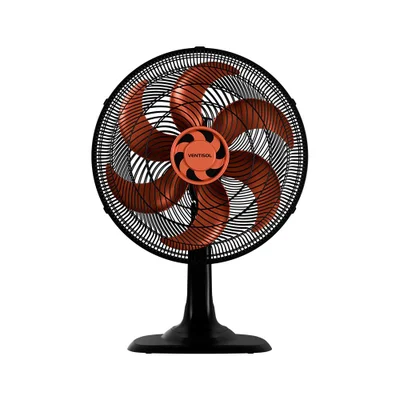 Ventilador De Mesa Ventisol Turbo, 40cm, 6 Pás, Bronze - 110v