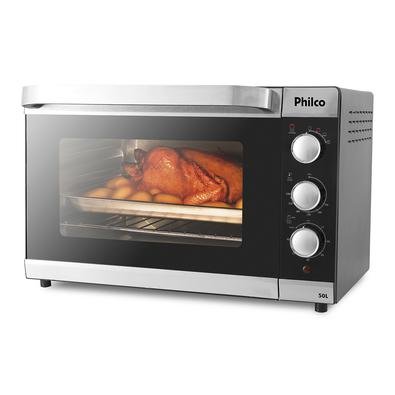 Agora você pode aquecer, assar, tostar, gratinar ou grelhar seus alimentos, com as multifunções do Forno Elétrico Philco PFE50P 50L 1500W cozinhar fic