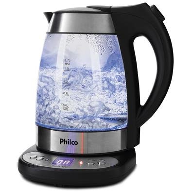 ? Com a Chaleira Digital Philco Glass PCHD 1,7L você consegue preparar chás, chimarrão, café instantâneo e muitas outras bebidas quentes de forma prát