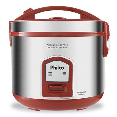 Com a Panela Elétrica de Arroz Philco PH10V não há desculpa para não preparar suas refeições. Aliada para otimizar seu tempo na cozinha, permite o pre