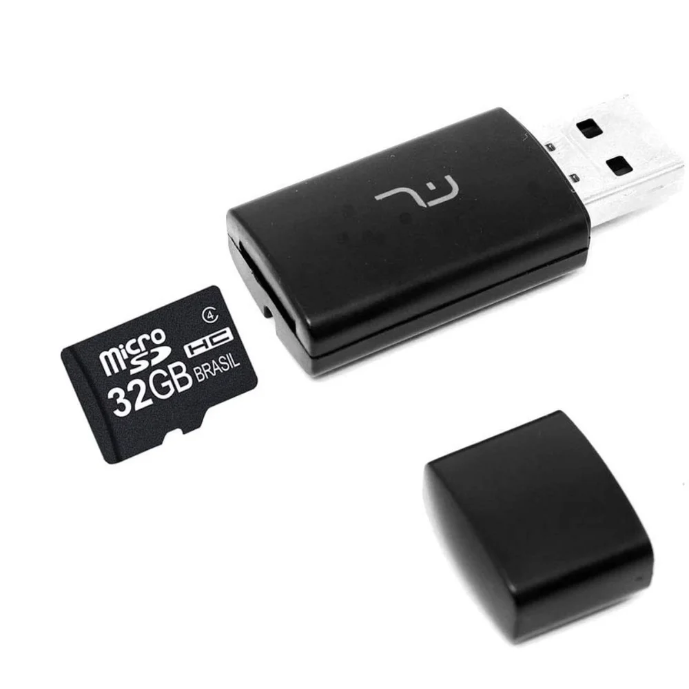 Imagem 5 de 5 do produto Cartão De Memória Multi MicroSD 32GB Classe 10 com Leitor Adaptador