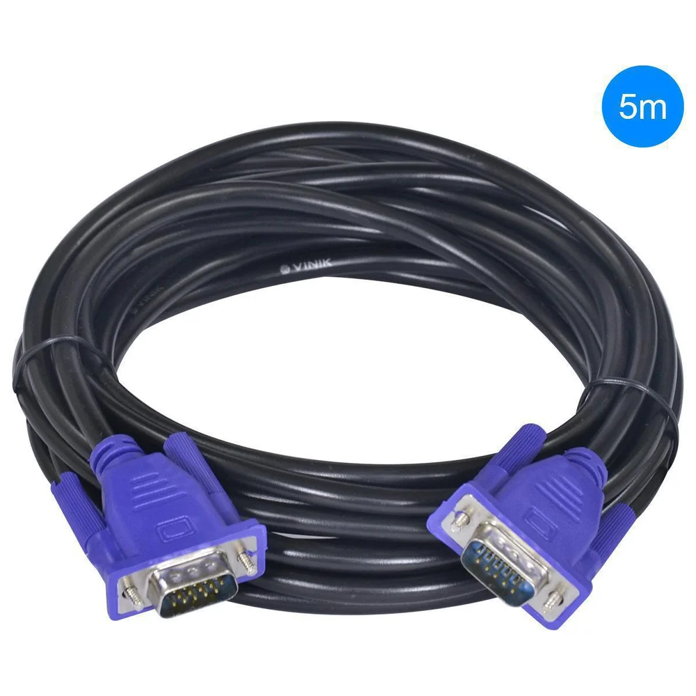 Imagem 3 de 5 do produto Cabo VGA 15 Pinos Vinik VGA-5 5 metros