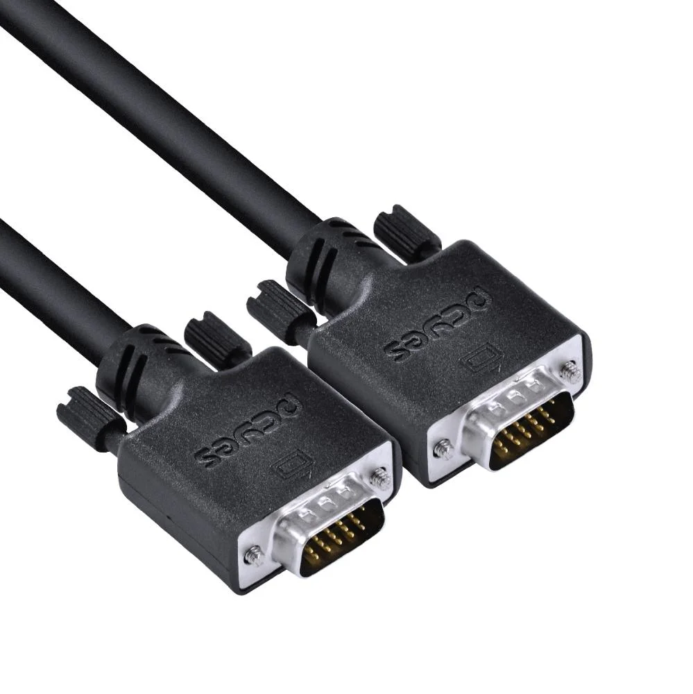 Imagem 4 de 5 do produto Cabo de Video VGA 3+6 15 Pinos Macho, Para VGA 3+6 15 Pinos Macho, 28AWG Puro Cobre, 30 Metros - PVM36-30