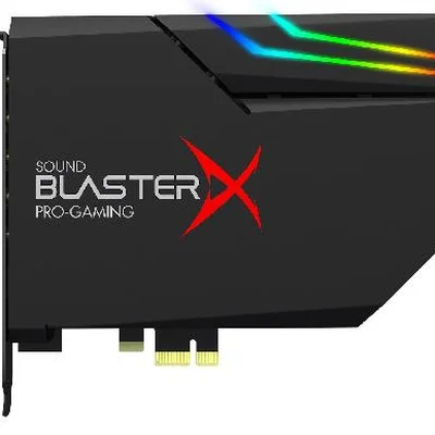 Placa De Som PciE Sound Blaster X Ae5 Plus Rgb