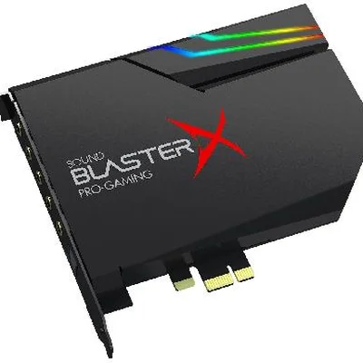 Placa De Som PciE Sound Blaster X Ae5 Plus Rgb