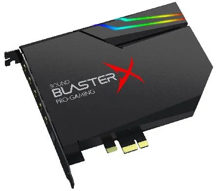 Imagem 3 de 3 do produto Placa De Som Pci-E - Sound Blaster X Ae-5 Plus- Rgb - 70Sb174000003