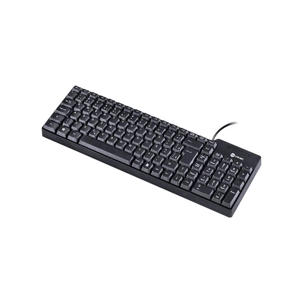 Imagem 2 de 5 do produto Teclado Compacto USB Dynamic, ABNT2, 1.8M, Preto - DT150.