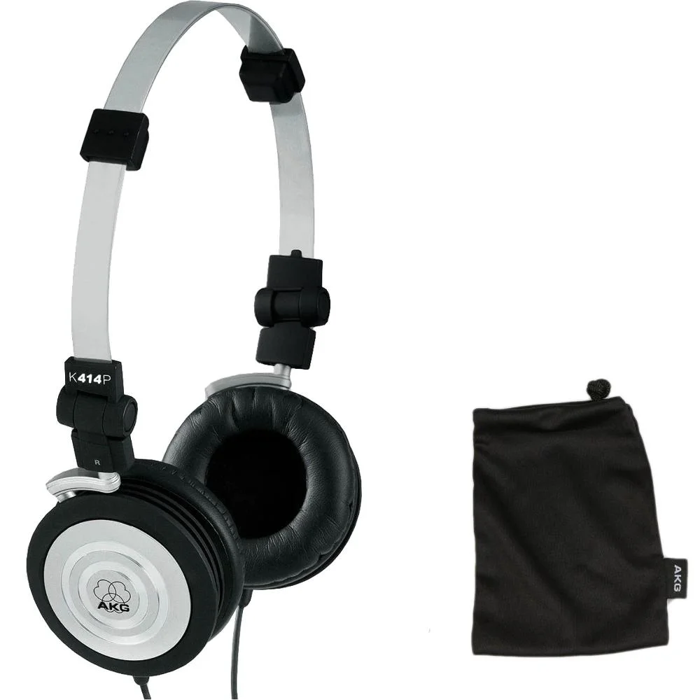 Imagem 2 de 5 do produto Fone De Ouvido Akg K414p Profissional, Drivers 40mm, Preto