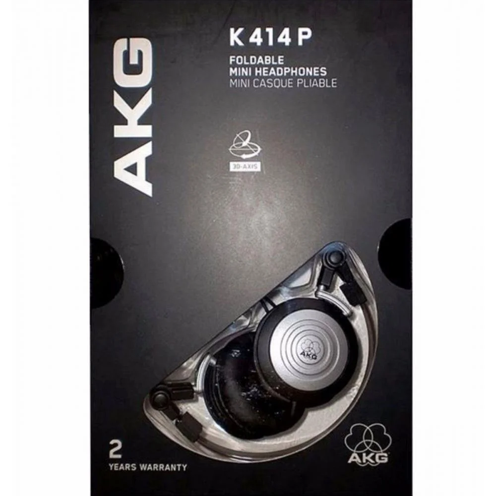Imagem 5 de 5 do produto Fone De Ouvido Akg K414p Profissional, Drivers 40mm, Preto