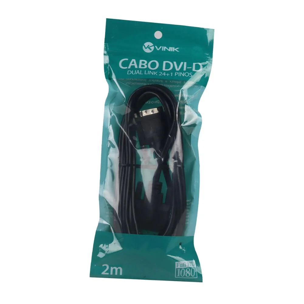 Imagem 4 de 5 do produto Cabo DVI-D Dual X DVI-D Dual 2M 24+1 Vinik 23545