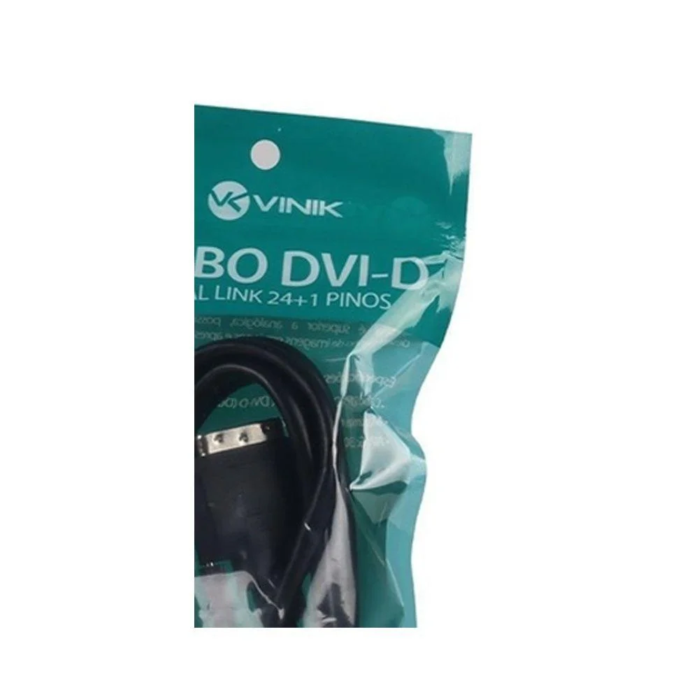Imagem 5 de 5 do produto Cabo DVI-D Dual X DVI-D Dual 2M 24+1 Vinik 23545