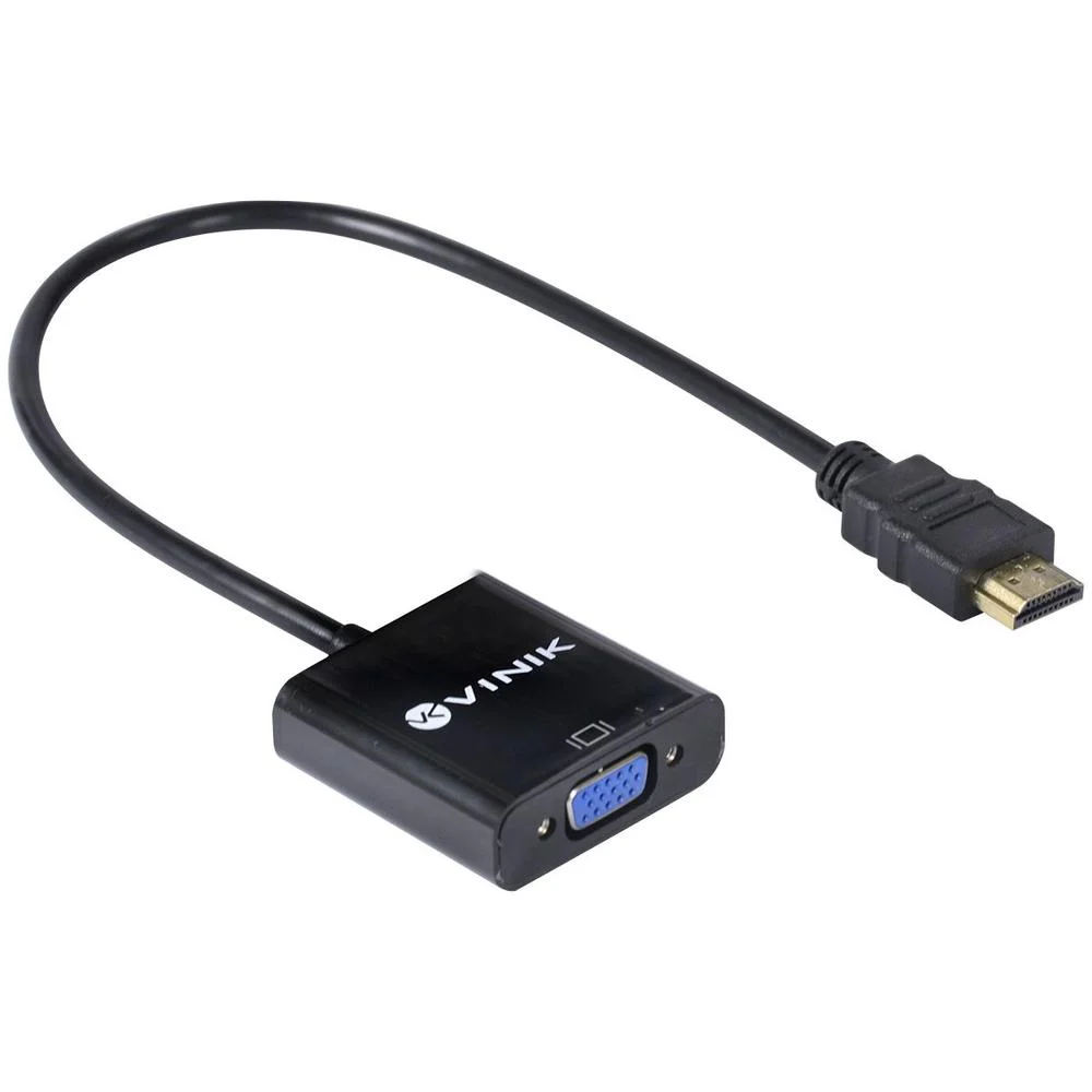 Cabo Adaptador Vinik, Conversor HDMI Macho Para VGA Fêmea, 30Cm