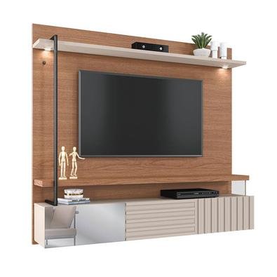 O Painel Home Suspenso Atalaia é um produto que traz elegância para a sua sala. Com um painel que suporta TVs de até 70?, possui uma prateleira superi