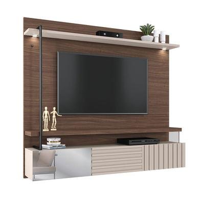 O Painel Home Suspenso Atalaia é um produto que traz elegância para a sua sala. Com um painel que suporta TVs de até 70?, possui uma prateleira superi