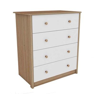As roupinhas do seu bebê vão ficar muito mais organizadas com a cômoda Gaveteiro. Com pintura atóxica (U.V.) ultravioleta, 4 gavetas que deslizam suav