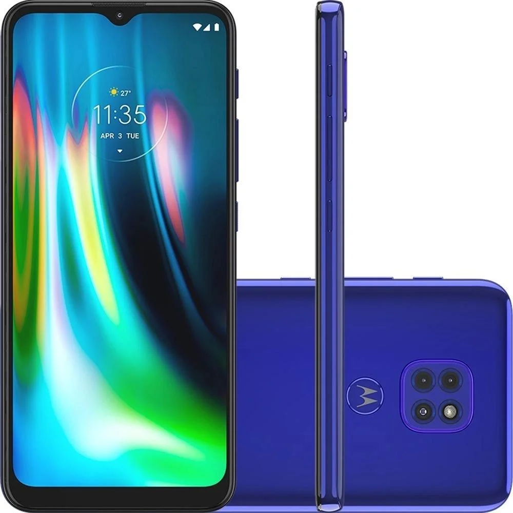 Smartphone Motorola Moto G9 Play Azul Safira