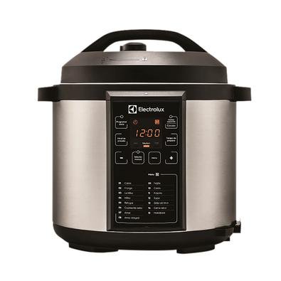 A Electrolux desenvolveu a Panela de Pressão Elétrica 6l 15 Receitas Pré-Programadas PCC20 para simplificar sua rotina na cozinha.O design moderno e a