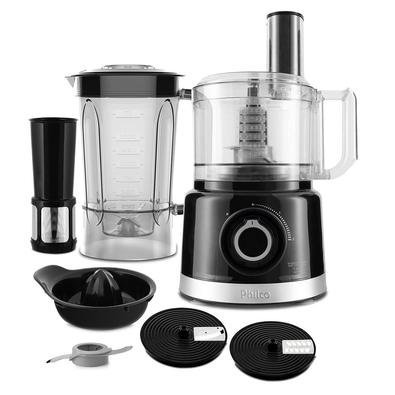 Multiprocessador Philco PMP1500P Turbo é liquidificador, processador, fatiador, ralador e espremedor de frutas. Sim! Sua cozinha mais equipada com ape
