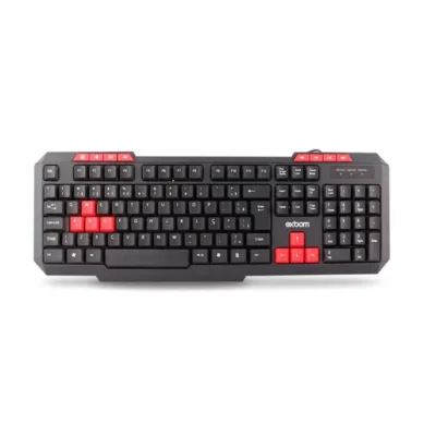 Teclado Gamer Multimídia USB c/ Fio ABNT2 BK-G136 - Exbom