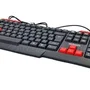 Teclado Gamer Multimídia USB c/ Fio ABNT2 BK-G136 - Exbom