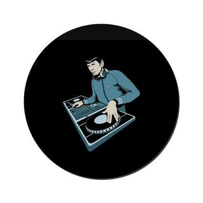 Mouse Pad Gamer Nerderia Pequeno 20x24 Cm, Dj Spook, Colorido