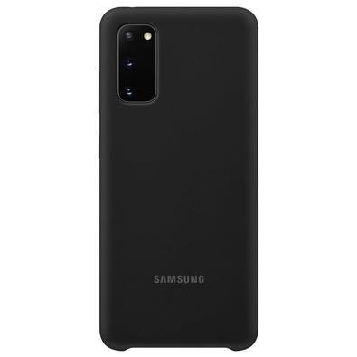 Capa Protetora Samsung, para S20, Silicone, Preto | KaBuM!