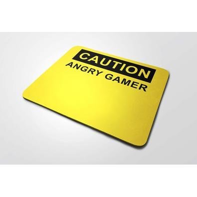 Mouse Pad Gamer Médio 26X30cm, angry gamer, colorido