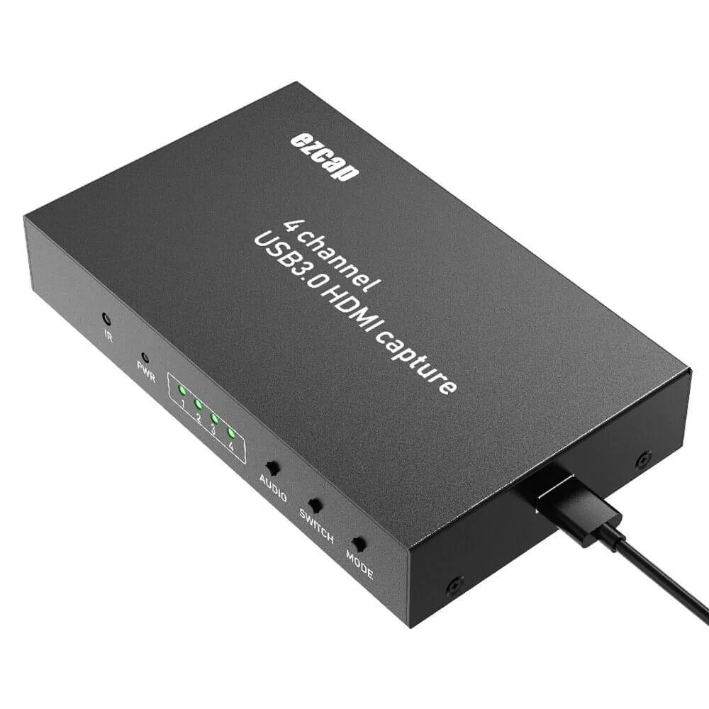 Imagem 2 de 4 do produto Placa de Captura Multi-Viewer Ezcap264, HDMI de 4 Canais, USB3.0 UVC Live Streaming e Gamer
