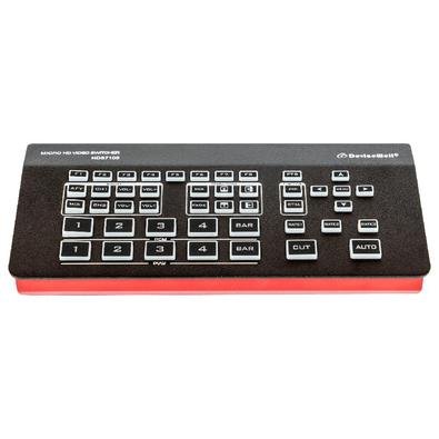 Switcher MultiView de Vídeo DeviceWell HDS7105 4x HDMI e DP DisplayPort 5 Canais LiveOBS..