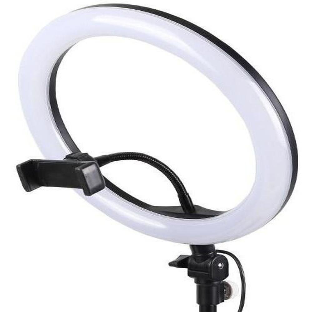 Imagem 4 de 5 do produto Ring Light com Tripé, Suporte para Celular, Ilsus Portátil, 26cm