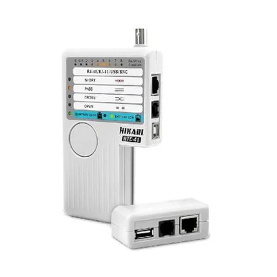 Testador De Cabos Multifuncional, HTC41, CONECTORES Rj-45/Rj-11, Cabo Coaxial Bnc E Usb