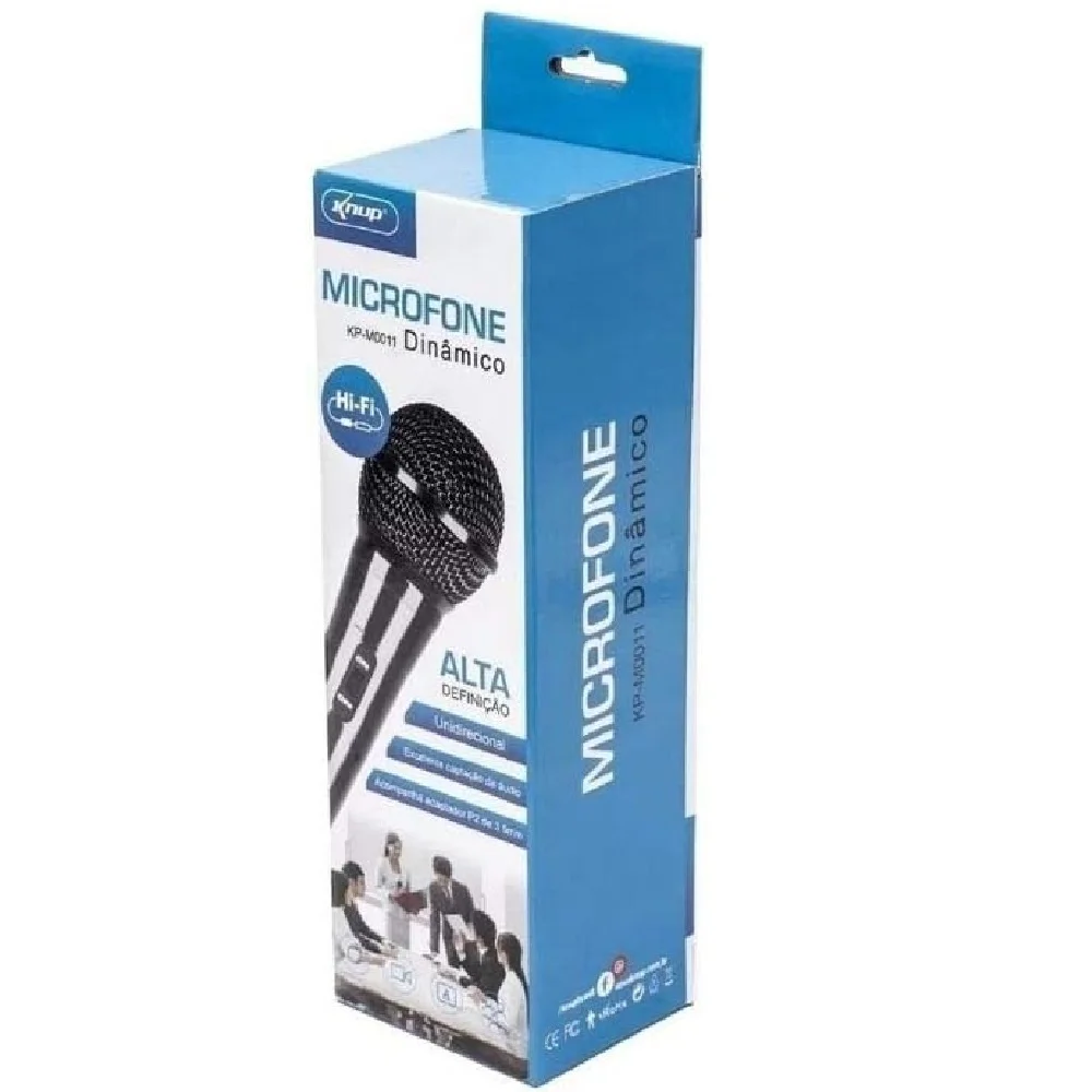 Imagem 5 de 5 do produto Microfone P10 Knup Kp-m0011 Dinamico