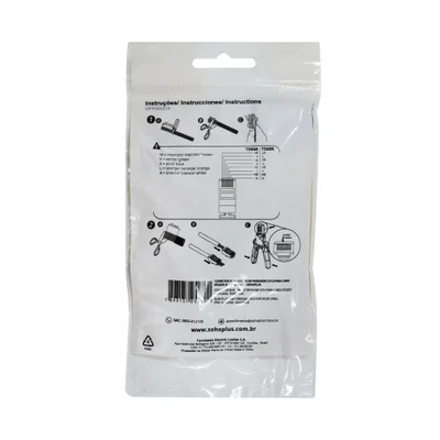 Conector Rj45 Cat.6 Furukawa, Macho De Passagem Pacote Com 10 Plugs 13