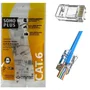 Conector Rj45 Cat.6 Furukawa, Macho De Passagem Pacote Com 10 Plugs 11
