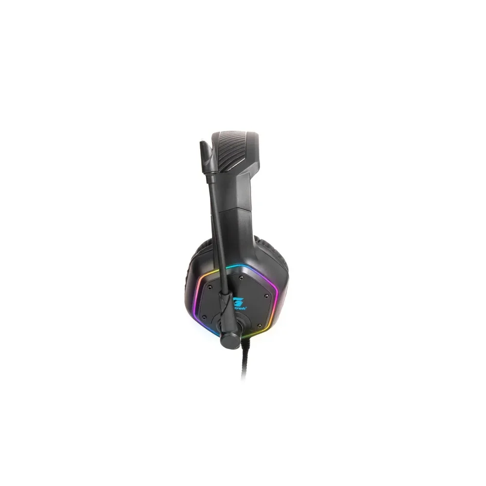 Imagem 5 de 5 do produto Headset Gamer Fortrek, Blackfire Rainbow, Preto - Multiplataforma