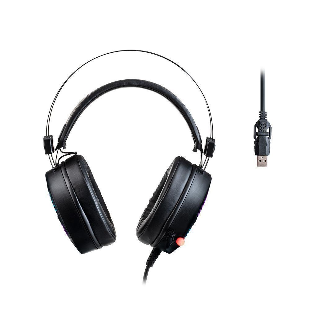 Imagem 5 de 5 do produto Headset Gamer Warrior Flamma, RGB, Drivers 50mm - PH306