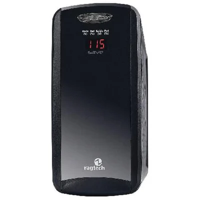 Nobreak Save Digital 600Va Shd 600 Dig/Std-Ti Black Entrada Trivolt115/127/220 Saída 115V 6 Tomadas
